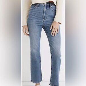MADEWELL Slim Demi-Boot Ankle Jean 32 x 27 Womens
